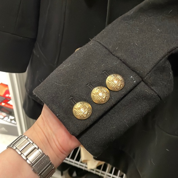 Black Guess Pea Coat. Sz. Small. - Picture 9 of 10